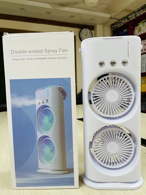 Double-Ended Rechargeable Spray Fan - Bosonto Mart